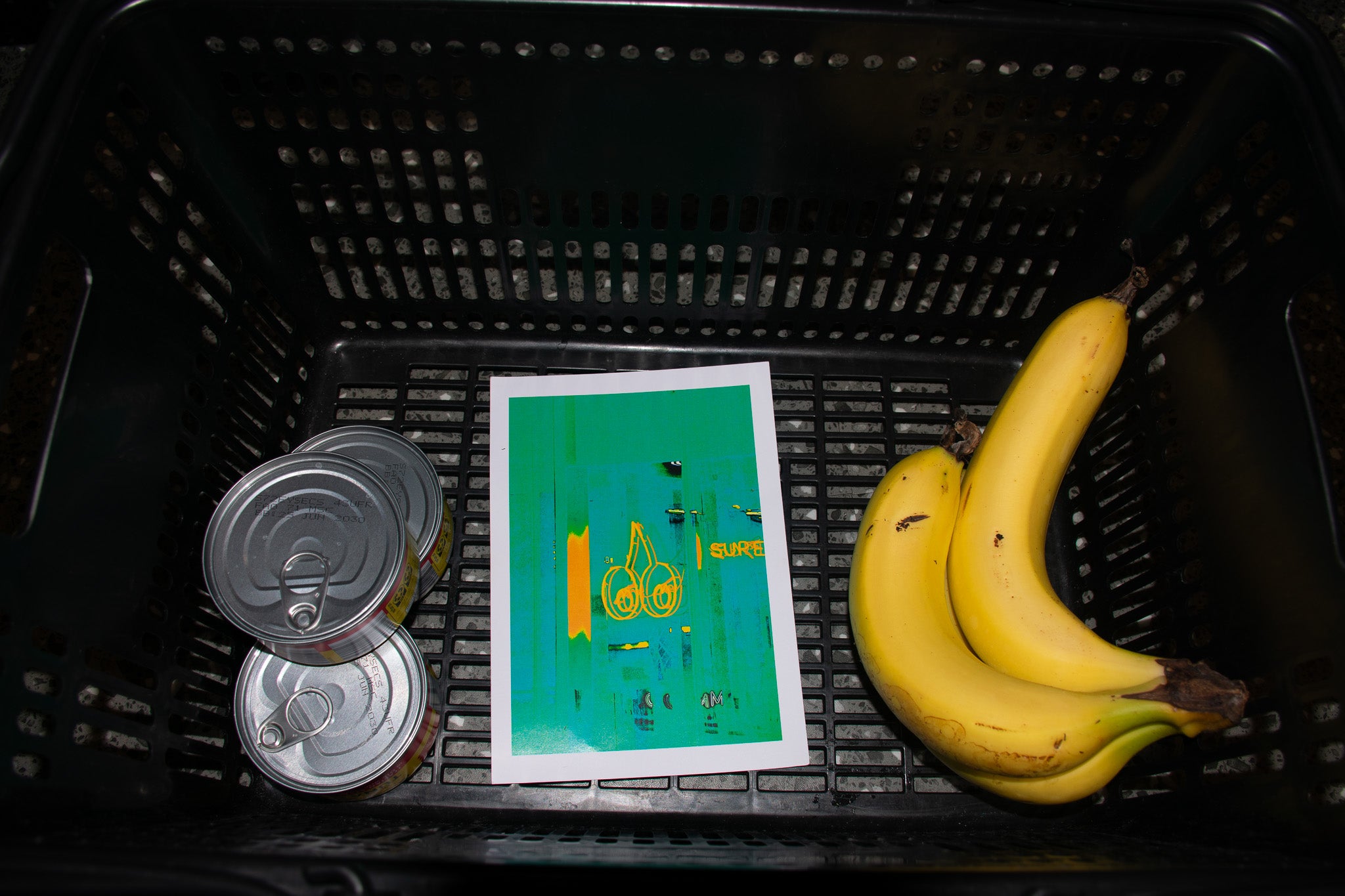 Green Neon Fruit - Photo Print, Neon Sign Green Edit