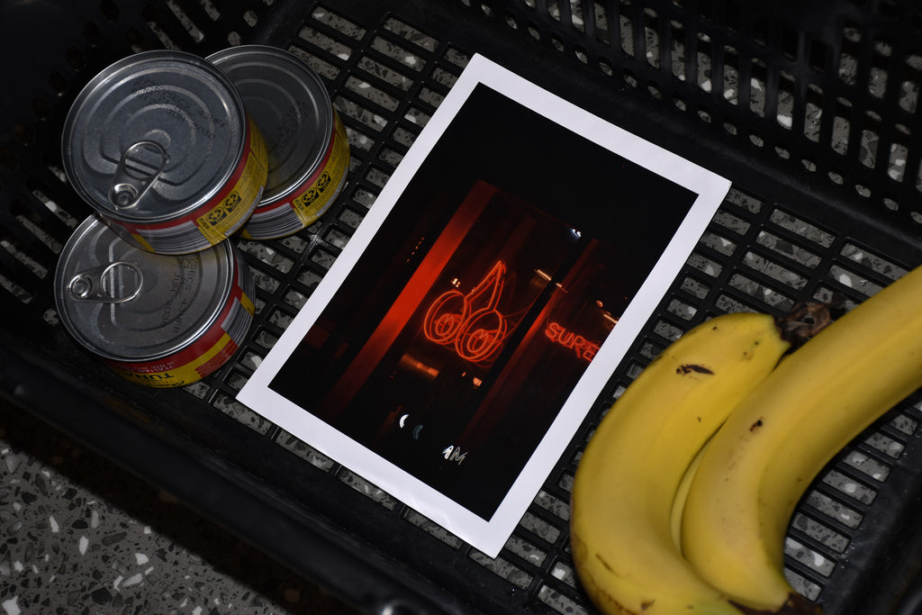 Neon Fruit - Photo Print, Neon Sign
