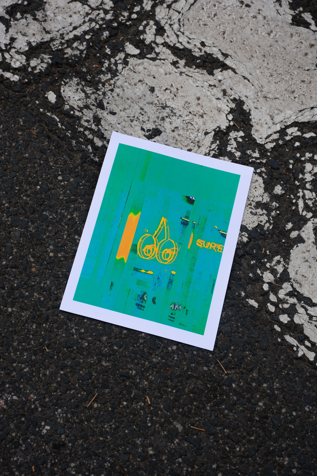 Green Neon Fruit - Photo Print, Neon Sign Green Edit