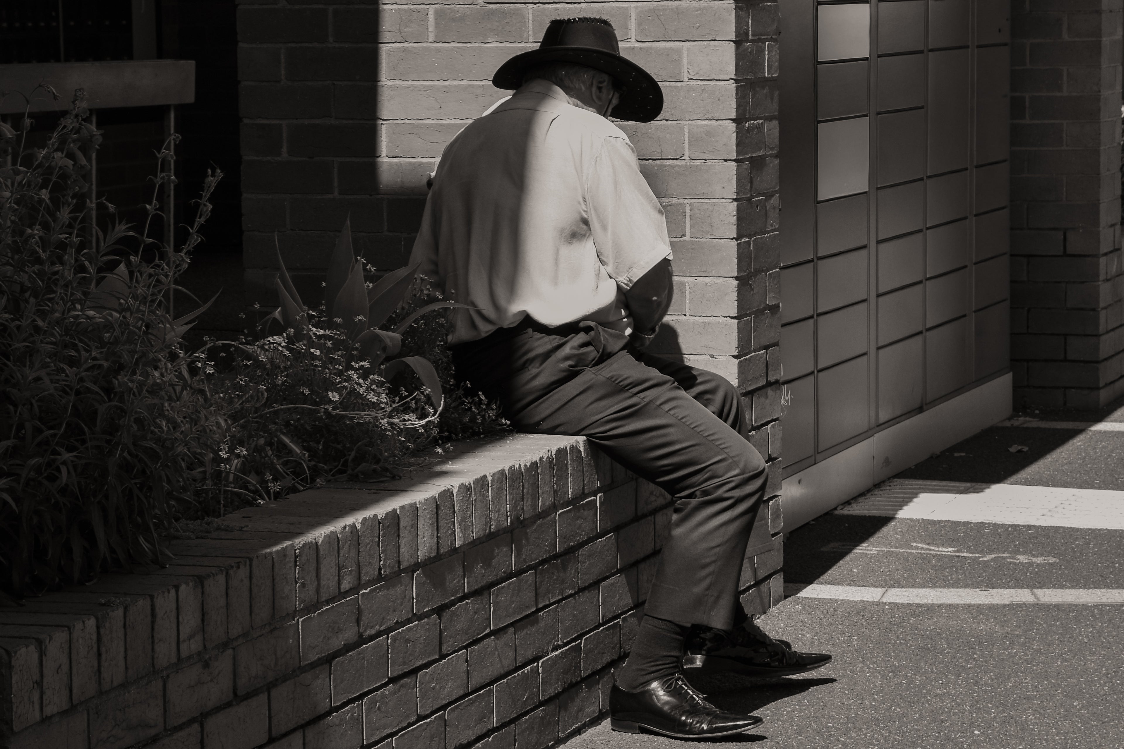 Where The Day Settles - Photo Print, black and white
